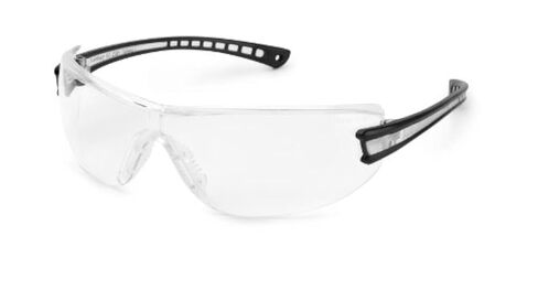 Gateway Safety 19GY8M Luminary Wraparound Eye Safety Glasses with Temple Technology, Silver Mirror Lens, Silver Temple, Gray Inset in Saudi Arabia
