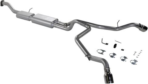 Flowmaster 17342 American Thunder Cat-Back Exhaust Kit 3 Inch Aluminized Steel 2.5 Inch Tailpipes 3 Inch Polished Tips Compatible with 2001-2006 Chevy Suburban Avalanche GMC Yukon XL 1500 5.3L in Saudi Arabia