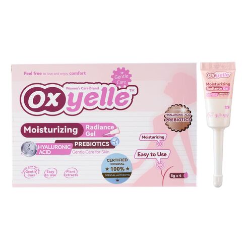 Oxyelle Vaginal Moisturizer for Women, Moisturizing Radiance Intimate Care Gel with Applicators, Hormone-Free Relief for Dryness & Itching, Prebiotic Feminine Care, Safe for Daily Use in Saudi Arabia