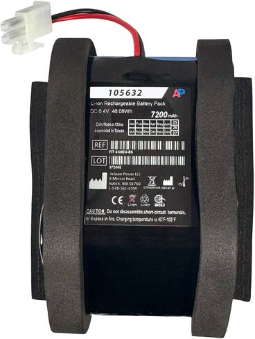 Artisan Power Replacement Battery for Welch Allyn LXi, 45NEO-E6 Spot Vital Signs | 7200 mAh | Li-Ion Rechargable Battery | Replaces Part Number 105632 and 21FR27/66-2 in Saudi Arabia