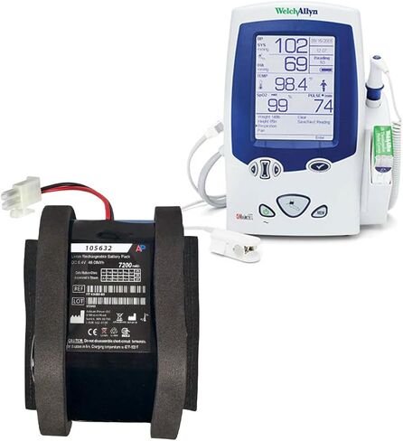 Artisan Power Replacement Battery for Welch Allyn LXi, 45NEO-E6 Spot Vital Signs | 7200 mAh | Li-Ion Rechargable Battery | Replaces Part Number 105632 and 21FR27/66-2 in Saudi Arabia