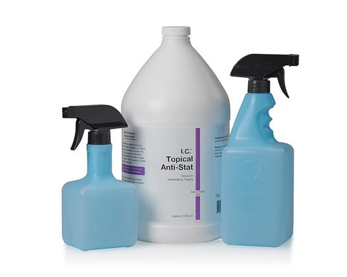 آي سي. مضاد موضعي للكهرباء الساكنة في زجاجة رذاذ آمنة مضادة للكهرباء الساكنة. يمنع الكهرباء الساكنة على جميع الأسطح المولدة للكهرباء الساكنة مثل السجاد والأقمشة والمطاط والبلاستيك والمعدات. زجاجة 32 أونصة أمريكية (ICAS-32-ESD) in Kuwait