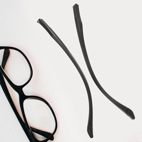 BESPORTBLE 1 Pair Tr90 Eyewear Temple Replacement Arms Universal Fit for External Teeth Eyeglass Frames Lightweight Comfortable Glasses Repair Parts for Home Use in Saudi Arabia