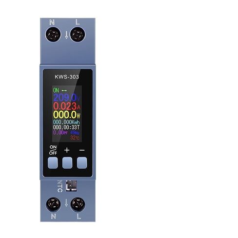 KWS-303 Power Meter APP Control 8 In1 Energy Meter 85-290V/40A Voltage and Current Meter Electricity Meter Smart Life in Kuwait
