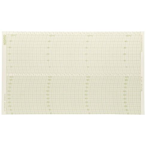 Oakton WD-08368-21 Chart Paper for Three Speed Hygrothermograph, 0 Degree F, 7 Day Rotation in Kuwait