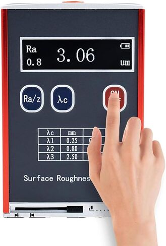 Professional Sur-face Roughness Tester,0.01μm High-Precision Digital Profilometer,Accurate Ra/Rq/Rz/Rt Reading,Data Storage and Output,with Storage Box,for Precision Components in Saudi Arabia