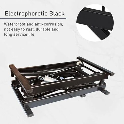 Electric Coffee Table Lift, Multifunctional Scissor Lift Bracket for Dining Table, Adjustable Lifting Platform for Family Use in Saudi Arabia
