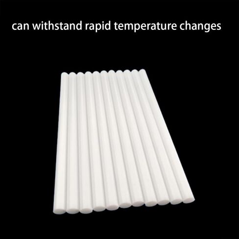 10pcs Ceramic Rods, 100*2mm, High Hardness Aluminium Oxide Jewelry Burning Refractory Rods in Saudi Arabia