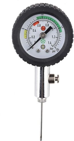 aqxreight Stainless Steel Pressure Barometer Tool for Basketball Football Volleyball is Easy the are and Pressure GaugeAir GaugeAir GaugeMetal GaugeBall in Saudi Arabia