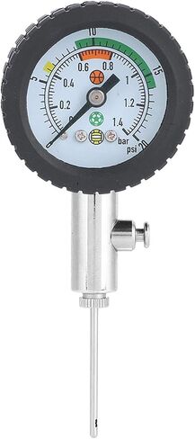 aqxreight Stainless Steel Pressure Barometer Tool for Basketball Football Volleyball is Easy the are and Pressure GaugeAir GaugeAir GaugeMetal GaugeBall in Saudi Arabia
