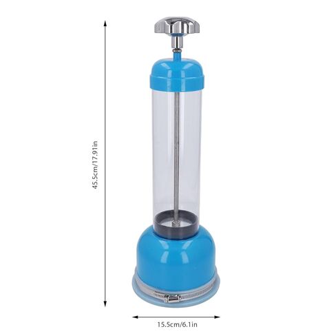 Calf Resuscitator Calf Breathing Pump Stainless Steel Adjustable Suction Portable Newborn Calf Respirator for Livestock (Blue) in Saudi Arabia