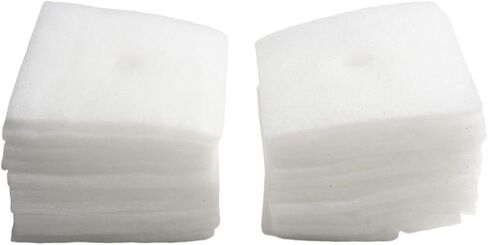 20 حزمة فلتر هواء G2 لمايكو ZF 60/100 وجميع أنواع ER، 135 × 135 × 10 مم مع فتحة مركزية 22 مم، استبدال تهوية الألياف in Saudi Arabia