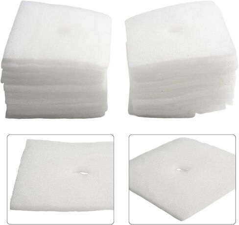 20 حزمة فلتر هواء G2 لمايكو ZF 60/100 وجميع أنواع ER، 135 × 135 × 10 مم مع فتحة مركزية 22 مم، استبدال تهوية الألياف in Saudi Arabia