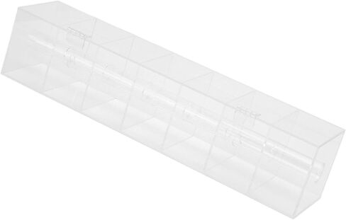 Sticker Dispenser, Transparent Acrylic 7 Slot Label Roll Holder, Sticker Roll Dispenser with Dust Sealed Design and Wall Mount for Office Home Desktop Organization in Saudi Arabia
