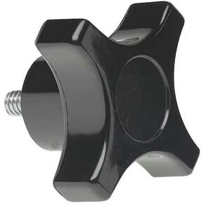 ACTIVLIFE for Davies 2830-D مقبض ذو أربعة شقوق، لمقبض CLAMP، مقاس 5/16-18، 1.51 بوصة طول، Hr فينوليك in Kuwait