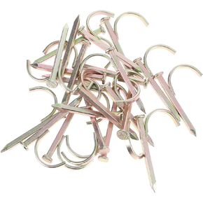 Homoyoyo 20pcs Water Pipe Fixing Nails Thickened Ground Stakes Steel Clamps for Garden Hose Routing and Secure Installation in Kuwait