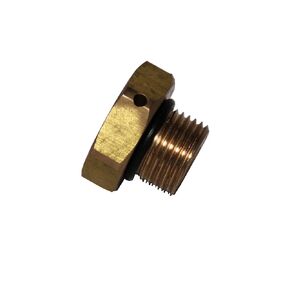 Enhanced Brass Breather Vent Plug for Hydraulic Cylinders: 10-12 Micron, SAE #8 Thread Port Size, 237259 in Saudi Arabia