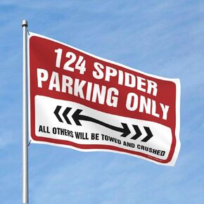 College Dorm Posters for Guys 124 Spider Parking Only Flag Vintage Bar Decor Decor for Man Cave(60X90CM) in Saudi Arabia