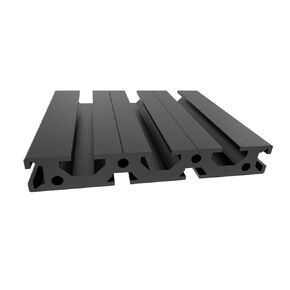 GTPBAO 15100 Aluminum Extrusion Plate 8mm Slot European Standard 15x100mm Industrial Profile Plate for Engraving Machine Framework Extruded Rail(Black,550mm 21.65" Long) in Kuwait