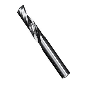 Single Flute End Mill, 3.175mm Shank, Spiral Cut, CNC Carbide Milling Cutter for Acrylic, Wood, Aluminum, 1 Piece(80.6x2.5x17x38) in Kuwait