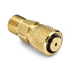 Ralston QTHA-3TB0 3/8" Tube Fitting x Male Quick-Test Adapter, Brass in Saudi Arabia