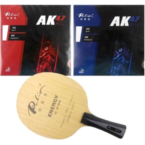Palio Table Tennis Racket with Palio AK47 RED and AK47 Blue Rubbers in Kuwait