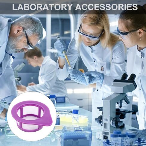 40μm Nylon Strainer with Pp Handle, Scientific Filtration Tool for Cell Filtering and Experiment Use, Purple Fine Net Scientific Accessory in Saudi Arabia