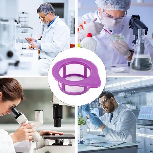 40μm Nylon Strainer with Pp Handle, Scientific Filtration Tool for Cell Filtering and Experiment Use, Purple Fine Net Scientific Accessory in Saudi Arabia