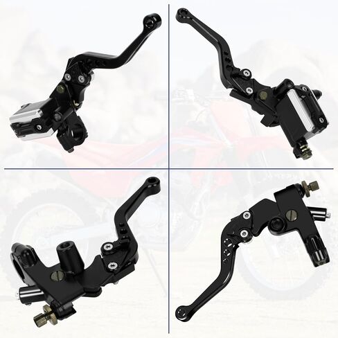 SHIQlNHA CNC مجموعة القابض ورافعة الفرامل للدراجة النارية متوافقة مع 110cc 125cc 150cc 250cc Hawk 250 DLX X-PRO Apollo CRF230F KLX300 250R Lifan KPX 250 Pit Dirt Bike Parts مع أسطوانة الفرامل الرئيسية in Kuwait