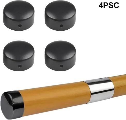 Stainless Steel Handrail End Cap for Round Stair Treads, Fits 45mm and 50mm Railings, Rust Resistant Finish with Smooth Edges, for Easy Install Fitting Cover – 4 Pack（45mm） in Saudi Arabia
