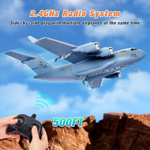 طائرة RC 4CH، طائرة RC يمكنها الإقلاع عموديًا، طائرة F-22 للتحكم عن بعد مع نظام تثبيت Xpilot والألعاب البهلوانية، طائرة تحكم عن بعد للخبراء البالغين والأطفال والأولاد in Kuwait