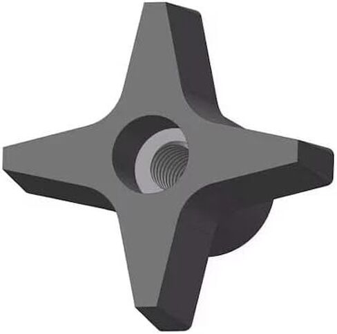 ACTIVLIFE للمكونات المبتكرة Gn4c-4P4-21 مقبض ذو أربعة شقوق، مقاس 1/4-20 سن، 1 بوصة طول in Kuwait