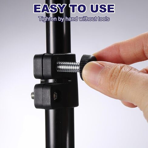 6 قطع من uxcell مقابض تثبيت مخرشة، 1/4"-20 UNC 0.59" مقابض تثبيت مسمار ملولبة لشد اليد ومقبض برغي الإبهام لجزازة العشب ومظلة قاعدة المشابك البديلة in Saudi Arabia