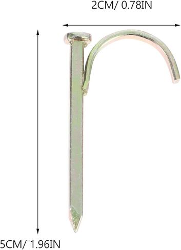 20 قطعة من أنابيب المياه السميكة لتثبيت الأوتاد الأرضية، خطافات مسمار مقاومة للماء 0.52 بوصة لتوجيه خرطوم الحديقة والتركيب الآمن in Kuwait