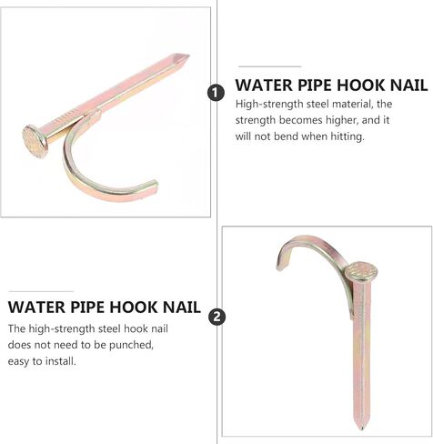 20 قطعة من أنابيب المياه السميكة لتثبيت الأوتاد الأرضية، خطافات مسمار مقاومة للماء 0.52 بوصة لتوجيه خرطوم الحديقة والتركيب الآمن in Kuwait