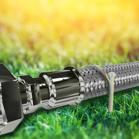 20 قطعة من Homoyoyo مسامير تثبيت أنابيب المياه سميكة ومشابك فولاذية لتوجيه خرطوم الحديقة والتركيب الآمن in Kuwait