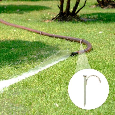 20 قطعة من Homoyoyo مسامير تثبيت أنابيب المياه سميكة ومشابك فولاذية لتوجيه خرطوم الحديقة والتركيب الآمن in Kuwait