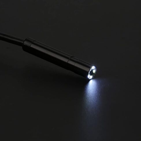 كاميرا فحص رقمية بمنفذ USB بطول 15 مترًا باللون الأسود مع كاميرا 2 ميجابيكسل و6 أضواء LED لفحص الأنابيب بالسيارة in Kuwait