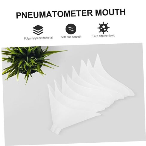 Healifty 2 مجموعات اختبار قدرة الرئة تهب أجزاء الجهاز مادة Pp القدرة الحيوية الفم مدرسة الصحة أداة اختبار 50 قطعة * 2 in Kuwait