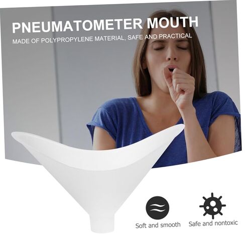 Healifty 2 مجموعات اختبار قدرة الرئة تهب أجزاء الجهاز مادة Pp القدرة الحيوية الفم مدرسة الصحة أداة اختبار 50 قطعة * 2 in Kuwait