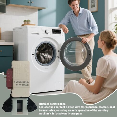 قفل باب الغسالة - جزء بديل لحماية السلامة عالية الكفاءة، مكون إصلاح الأجهزة المتين للغسالة المنزلية وغرفة الغسيل والحمام والشقة العائلية in Kuwait