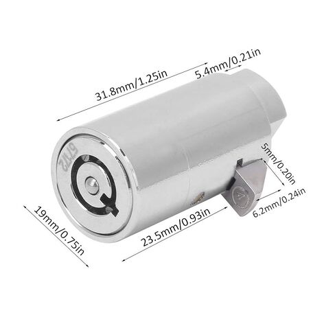 Vending Machine Lock Pick Tubular Lock Pick Cylinder Lock Set fits Most T Handle Locks Coke Snack Candy Machine Lock Zinc Alloy Soda Machine Lock Chrome in Saudi Arabia