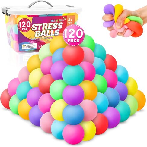 12 Pack Slow Rising Stress Cube, Dough Stress Balls Squishy Fidget Toys for Anxiety Relief, Soft Fidget Cube, Pull Stretch Squishy Toys for Classroom Prize, Party Favors for Kids Adults in Saudi Arabia