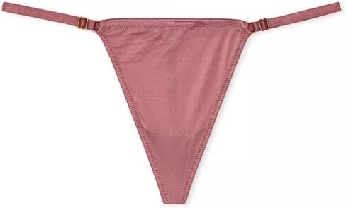 Victoria's Secret Ring Hardware Adjustable V-String Panty Vintage Rose Pink Sexy Thong Small New in Saudi Arabia