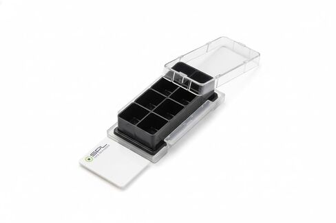 SPL Cell Culture Chamber Slide, Black, 8 Wells, PS Frame, Glass Slide, PP Holder, 0.2~0.6 ml, Sterile, Case of 12 // 2 Pack of 6 in Saudi Arabia