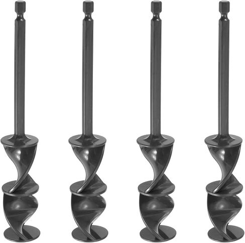 MECCANIXITY 4 Pcs Drill Paint Mixer Epoxy Resin Mixer Helix Reusable Silicone Paint Stirrer Attachment for Power Tool Drills Mixing Resin Pigment Epoxy Silicone(Red) in Saudi Arabia