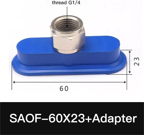 1 قطعة SAOF-60x23/80X40/140X70 مناور الملحقات الهوائية مصاصة مطاطية صناعية البيضاوي كوب شفط من السيليكون (محول SAOF-60X23) in Saudi Arabia