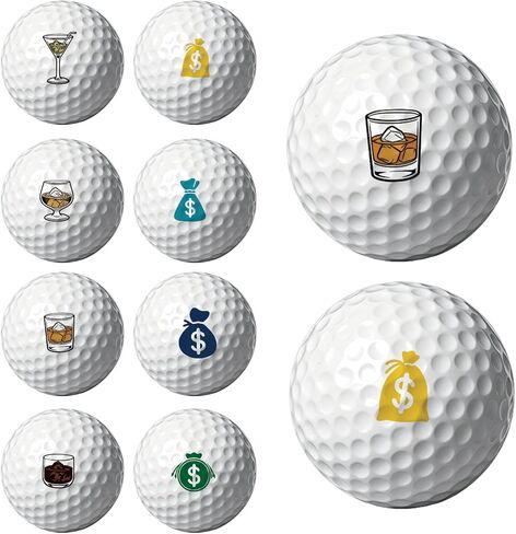 PLIGREAT 4 Sheets Facial Expression Golf Ball Markers 80 Pcs Creative Pattern Golf Ball Stickers for Marking Identifying Balls Golfing Balls Decals Gifts for Golfers Golfing Accessories in Kuwait