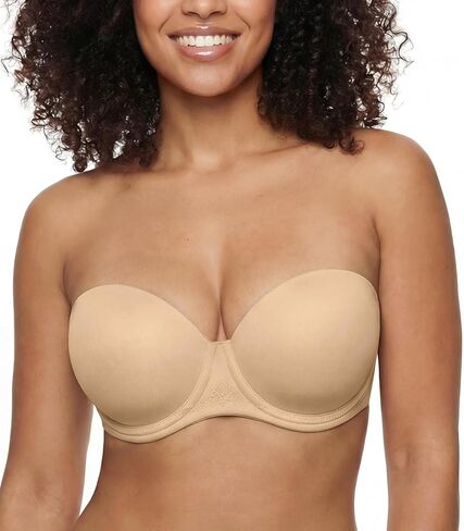 Strapless Bra Underwire No Slip Full Figure Supportive Multiwear Plus Size Bras for Women in Saudi Arabia