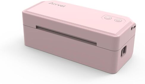طابعة ملصقات حرارية بلوتوث مع حامل، طابعة ملصقات شحن لاسلكية 4 × 6 للشركات الصغيرة، تدعم iPhone وAndroid Windows وMac، تستخدم على نطاق واسع لـ USPS Amazon Ebay Etsy Shopify in Kuwait